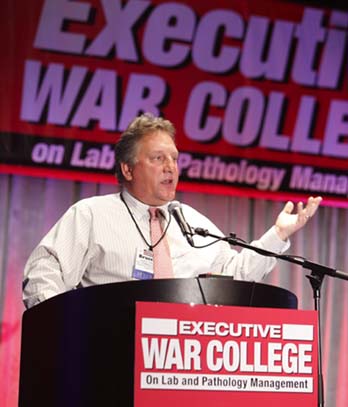 Dr. Bruce Hollis speaking at Executive War College 2009