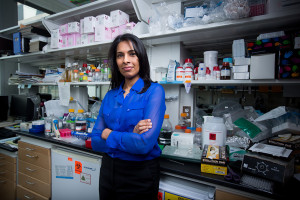 Massachusetts Institute of Technology professor Sangeeta Bhatia, M.D., Ph.D., has developed a paper-based urine test that successfully detect scolorectal cancer and thrombosis in mice models. This technology may be used to develop diagnostic tests for non-communicable diseases without the need for expensive invasive procedures or trained medical staff. Bhatia’s next step is to test the approach in human patients. The innovation could have a particularly significant impact on early-stage diagnosis in resource-limited areas of the world. (Photo copyright MIT.)