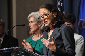 Shown above is Margaret Hamburg, M.D., Commissioner of the Food & Drug Administration (FDA). In recent weeks, she has publicly discussed the FDA’s intent to regulate laboratory-developed tests (LDTs). This is a subject of great concern to pathologists and clinical laboratory scientists because of its potential, among other things, to bring a substantial number of medical lab tests used daily in clinical settings, under regulatory oversight by the FDA. (Photo from www.wikimedia.org)