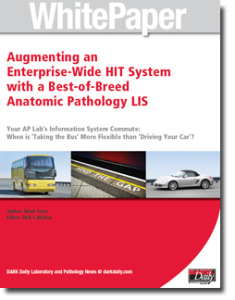 Augmenting an Enterprise-Wide HIT System with a Best-of-Breed Anatomic Pathology LIS