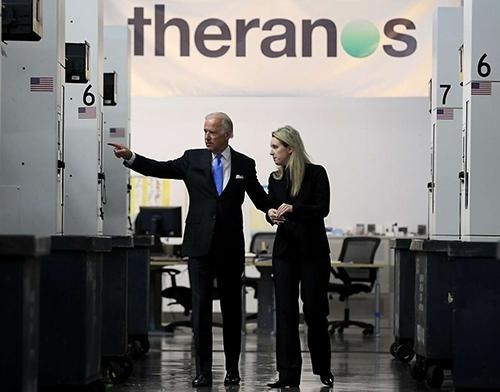Joe Biden and Elizabeth Holmes